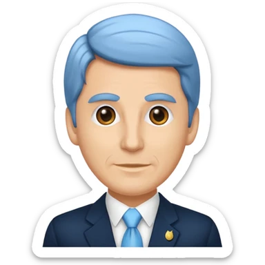 Javier Milei current president of Argentina sticker