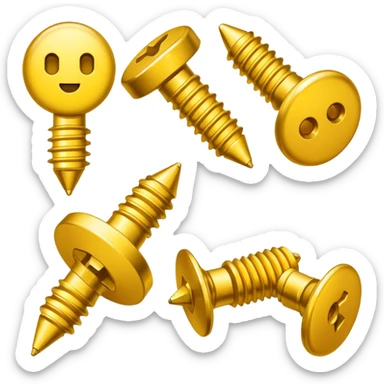 screws yellow sticker