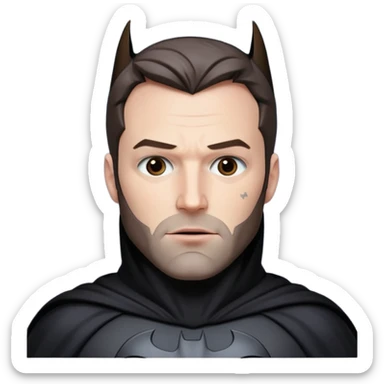 ben affleck batman sticker