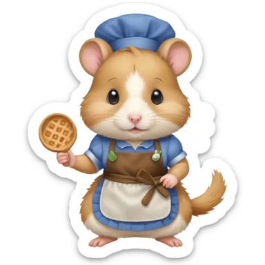 Hostess hamster sticker