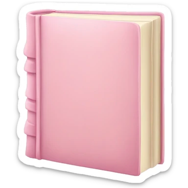 Pastel Pink book sticker