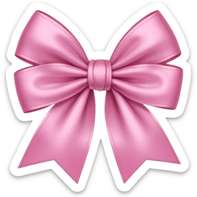 moños rosas sticker