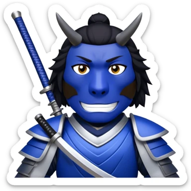 Steadfast Samurai sticker