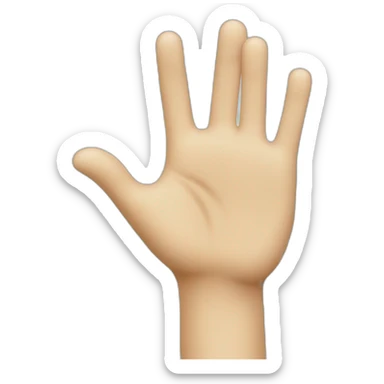 crying people giving a high five sticker