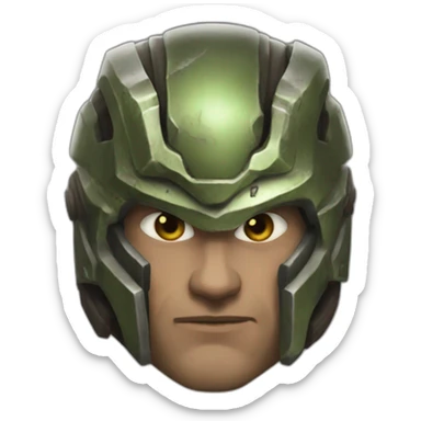 Doomslayer sticker