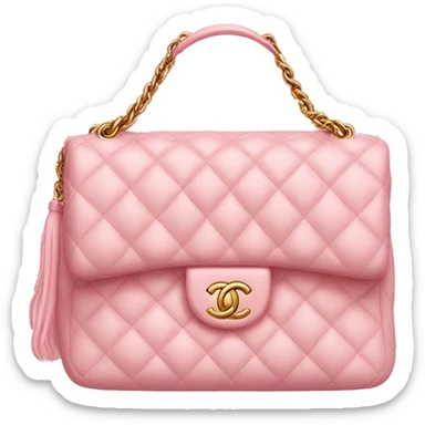 Light pink Chanel bag sticker