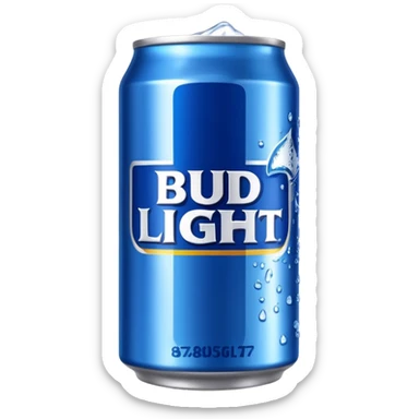 Bud Light sticker