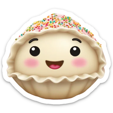 Dumpling with sweats sticker