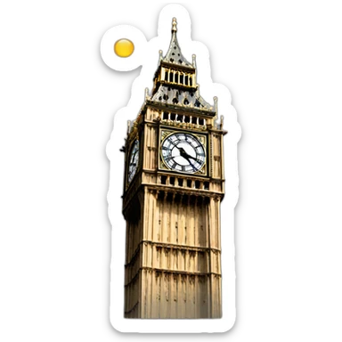 Big Ben real sticker