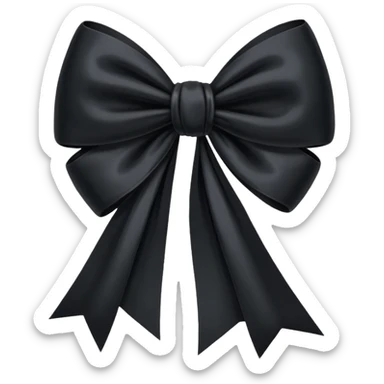 Lazo Negro luto para whatsapp sticker