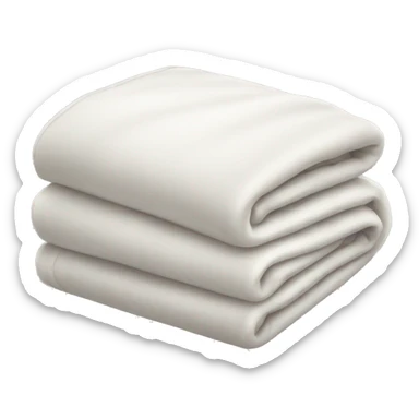 White blanket sticker