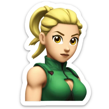 cammy street fighter 6 sticker