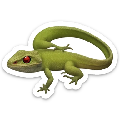Diploglossus pleii, the Puerto Rican galliwasp- species of lizard of the Diploglossidae to Puerto Rico sticker