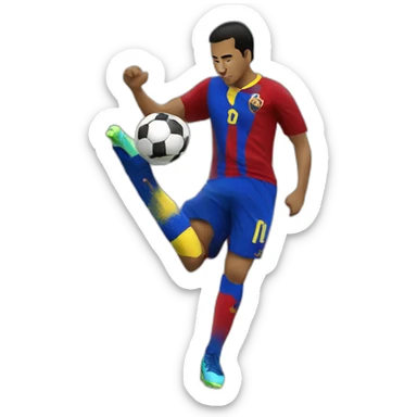 Venezuelan Soocer player sticker
