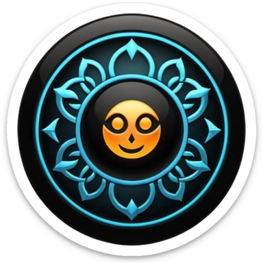 mystic dark symbol sticker