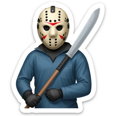 Jason voorhees sticker