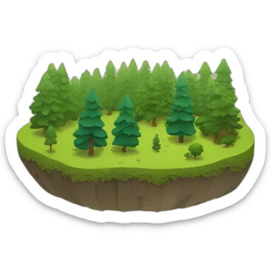 The Landscape of Latvian Forests sticker