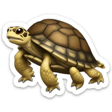 University of Maryland Mascot Testudo the terrapin sticker