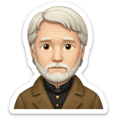 Ivan Turgenev russian author sticker
