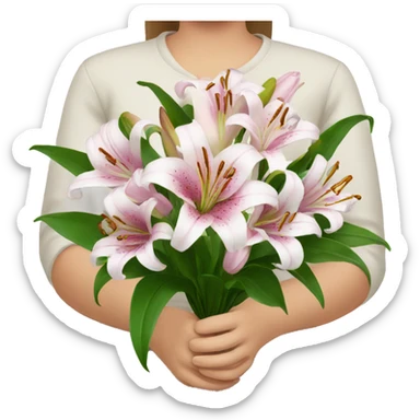 lily bouqet sticker