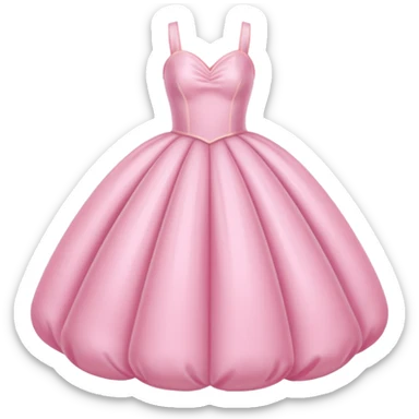 The bubble dress is typically a voluminous ball gown, designed to make Glinda look like she’s literally floating in a bubble. It features:  Pale pink or shimmering white-blue hues (in Ariana Grande’s movie version, it’s a soft, cotton-candy pink). sticker