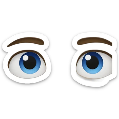 Eminem blue eyes sticker