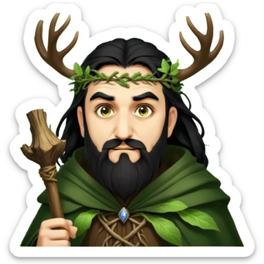 Forest Wizard sticker