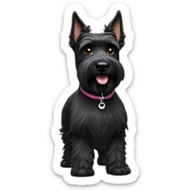scottish-terrier-dog-walking sticker