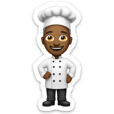 Chef cooking  sticker