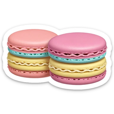 Two Macarons  sticker