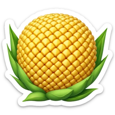 Make a corn but a ball sticker