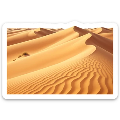 desert landscape background icon, golden sand dunes, soft sunlight, subtle wind trails, fantasy desert atmosphere, 3D cartoon style, mobile game background, clean composition, no characters, no buildings, no text, no watermark sticker