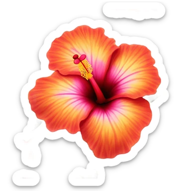 Hibiscus sticker