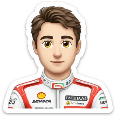 Formula one charles leclerc sticker