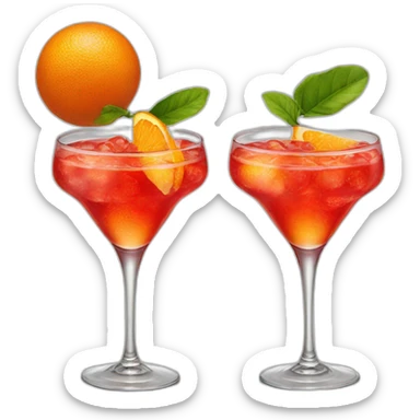 Campari orange sticker