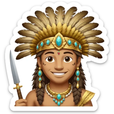 Bes from Egyptian Gods sticker