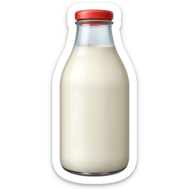 milk bottle sticker