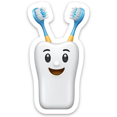 toothbrush sticker