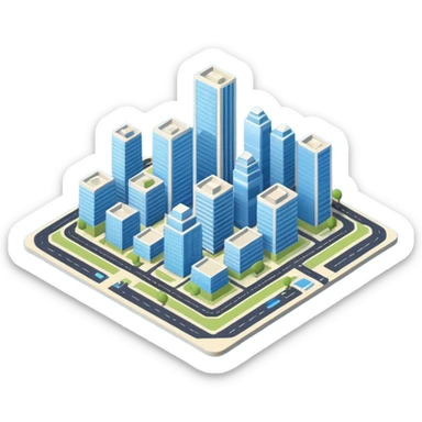 city planning sticker