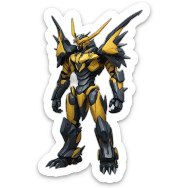 Wargreymon-x sticker