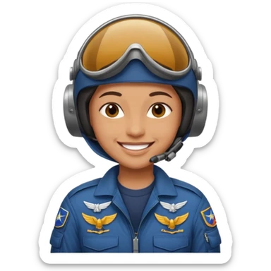 pilot airforce wing  sticker