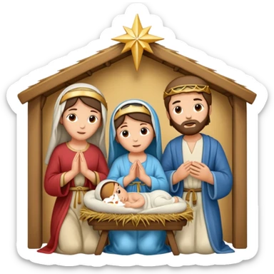 nativity sticker