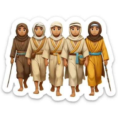 Desert Nomad Travelers sticker