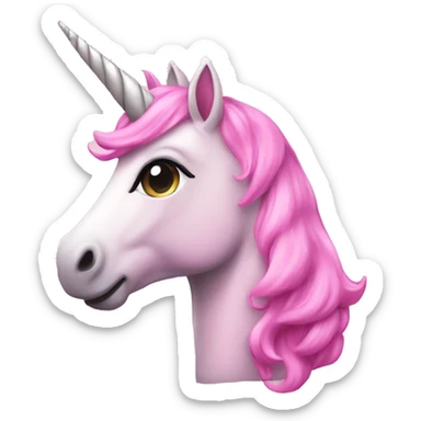 Unicorn pink sticker