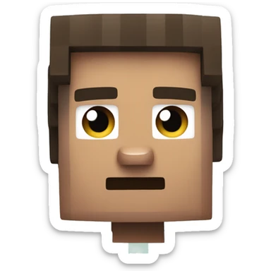 Minecraft Steve sticker