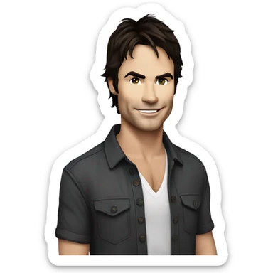 Ian somerhalder  sticker