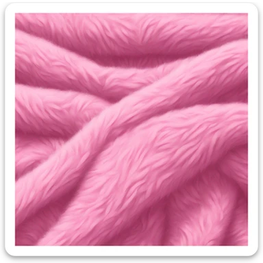 Fluffy pink blanket  sticker