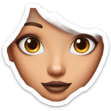 foxy eyes girl sticker