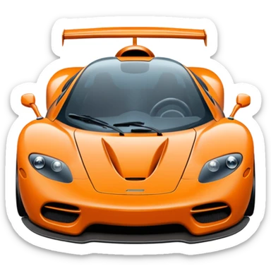 A McLaren f1 car sticker