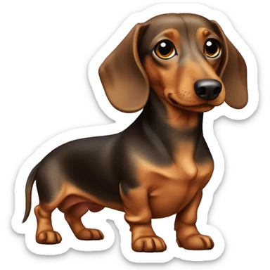 dachshund Fendi sticker